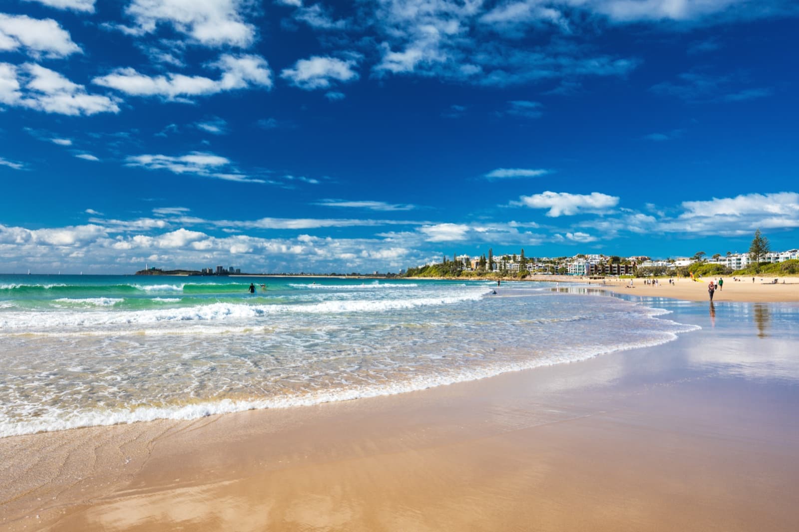 Mooloolaba Beach on the Sunshine Coast
